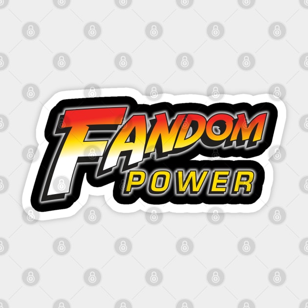 Raiders of the Lost Fandom Sticker by Fandom Power Podcast Merch Shop